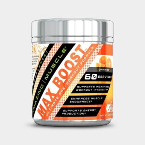 Amazing Muscle Max Boost- Advanced Pre-Workout Formula with Sucralose