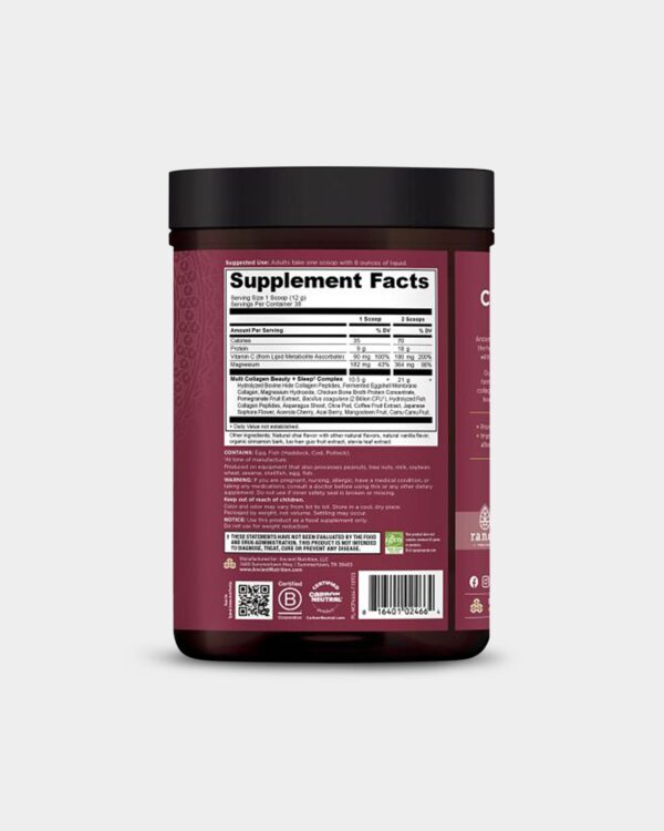 Ancient Nutrition Multi Collagen Protein - Beauty Within - Image 3