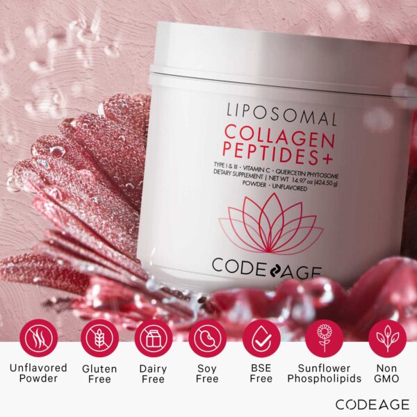 Codeage Collagen Peptides Powder + Vitamin C - Image 3