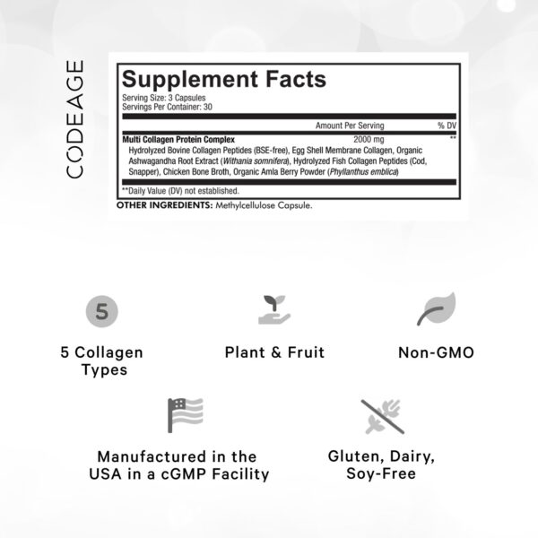 Codeage Hydrolyzed Multi Collagen Supplement - Image 3