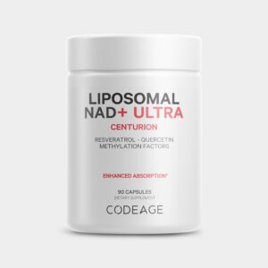 Codeage NAD+ Ultra Centurion Resveratrol Supplement