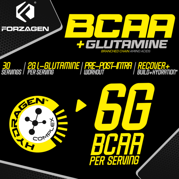 Forzagen BCAA'S + Glutamine with Hydragen Complex - Image 8