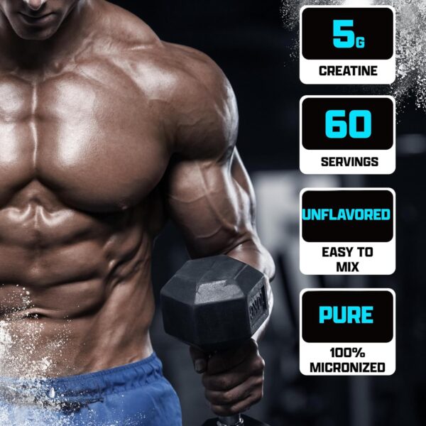 Nutrex Creatine Monohydrate 200 Servings - Image 5