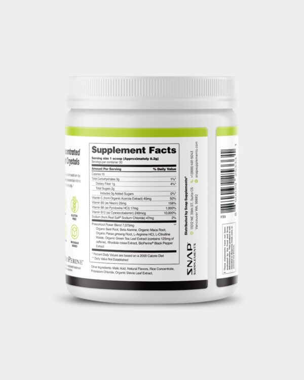NAP Supplements Nitric Oxide Preworkout Beets - Image 4