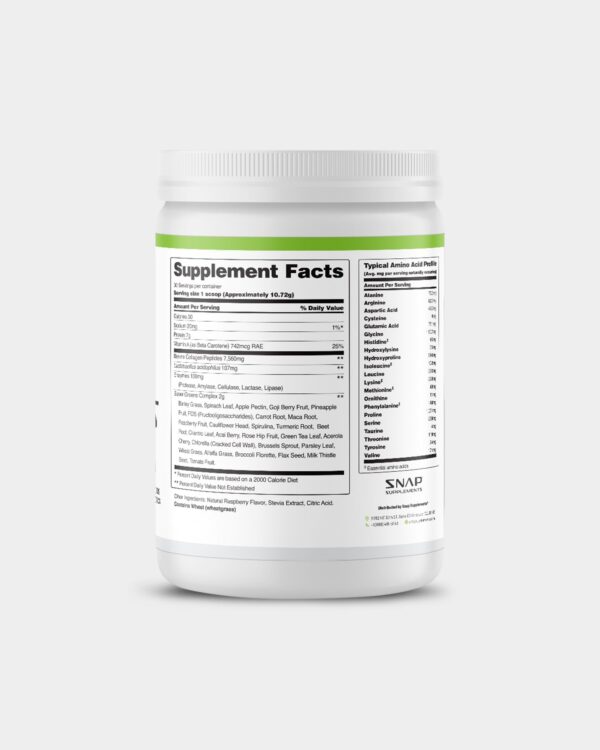 SNAP Supplements Collagen + Super Greens - Image 3