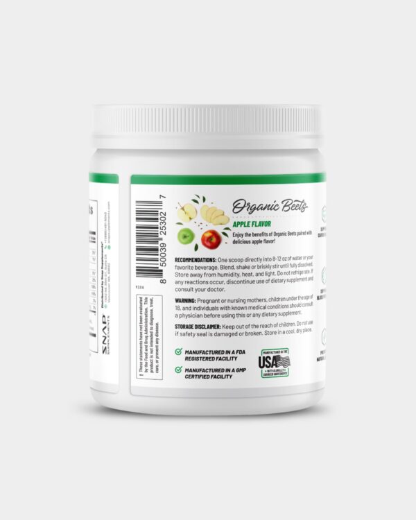 SNAP Supplements Nitric Oxide Organic Beets - Image 9
