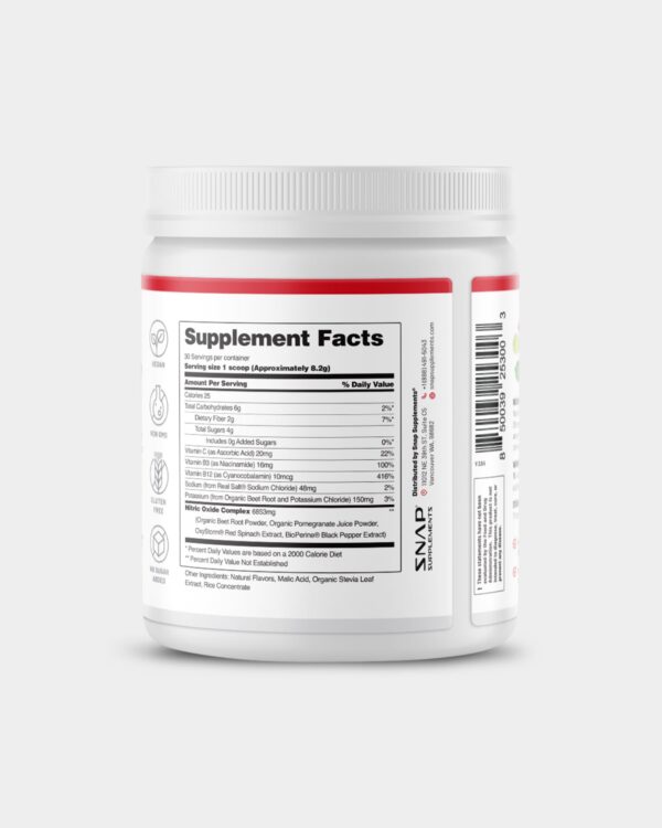 SNAP Supplements Nitric Oxide Organic Beets - Image 5