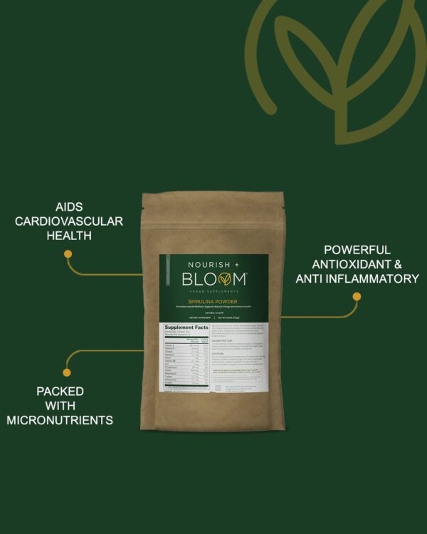 Nourish + Bloom Spirulina Powder - Image 3