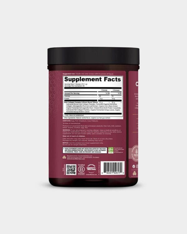 Ancient Nutrition Multi Collagen Protein - Brain Boost - Image 3