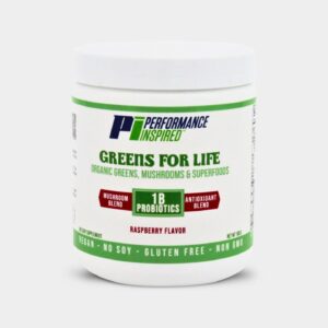 Performance Inspired Nutrition Greens for Life - Organic Greens, Mushrooms, & Superfoods