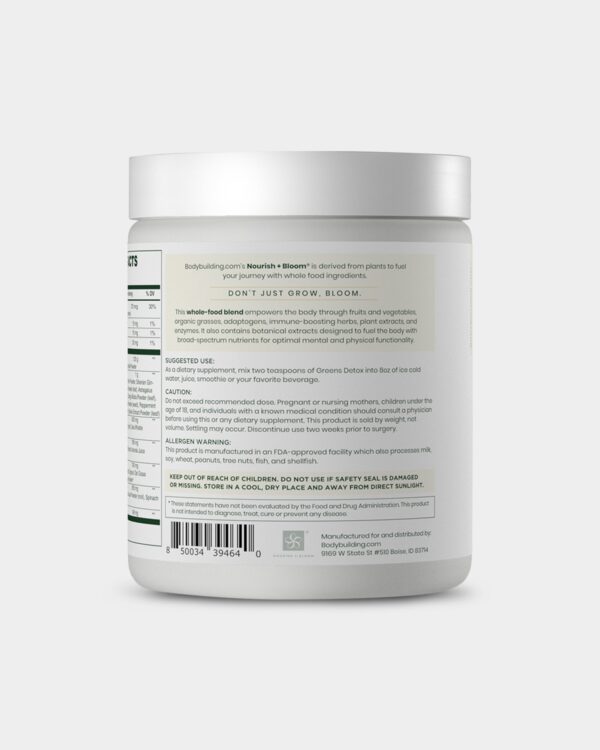 Nourish + Bloom Greens Detox - Image 3