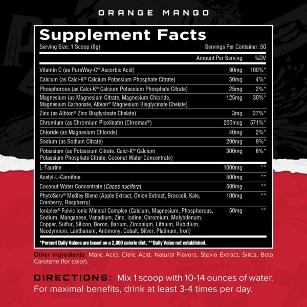 ELECTRASHRED Hydration Orange Mango - Image 3