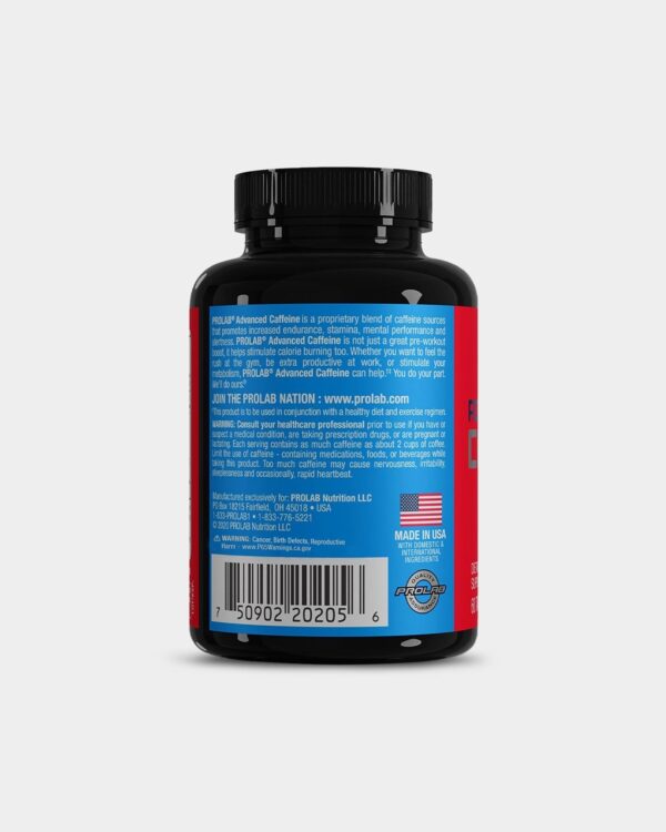 PROLAB NUTRITION ADVANCED CAFFEINE - Image 4