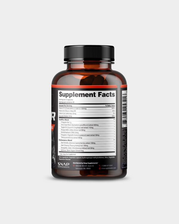 SNAP Supplements Testo Booster - Image 3